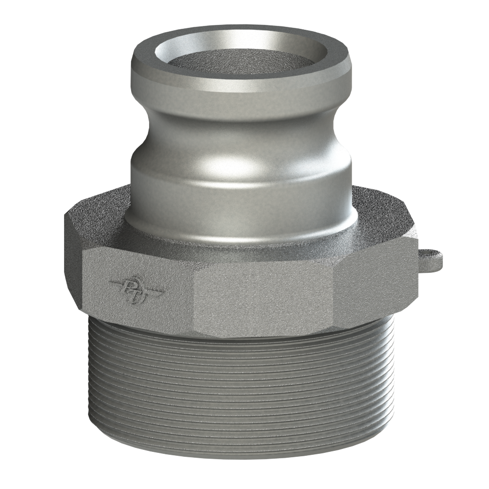 PT Coupling 1400605 Adapter, 3/4 in Type F x 1/2 in MNPT, 316 Stainless Steel